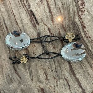 Michael Aram Gold Orchid Serving Utensils